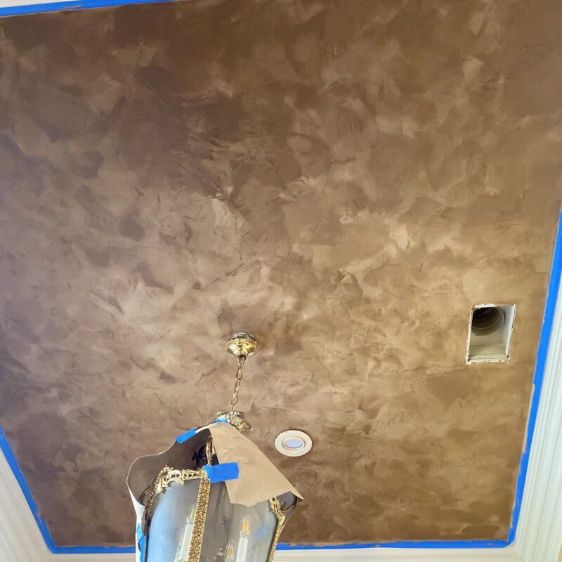 Faux Painted Ceiling